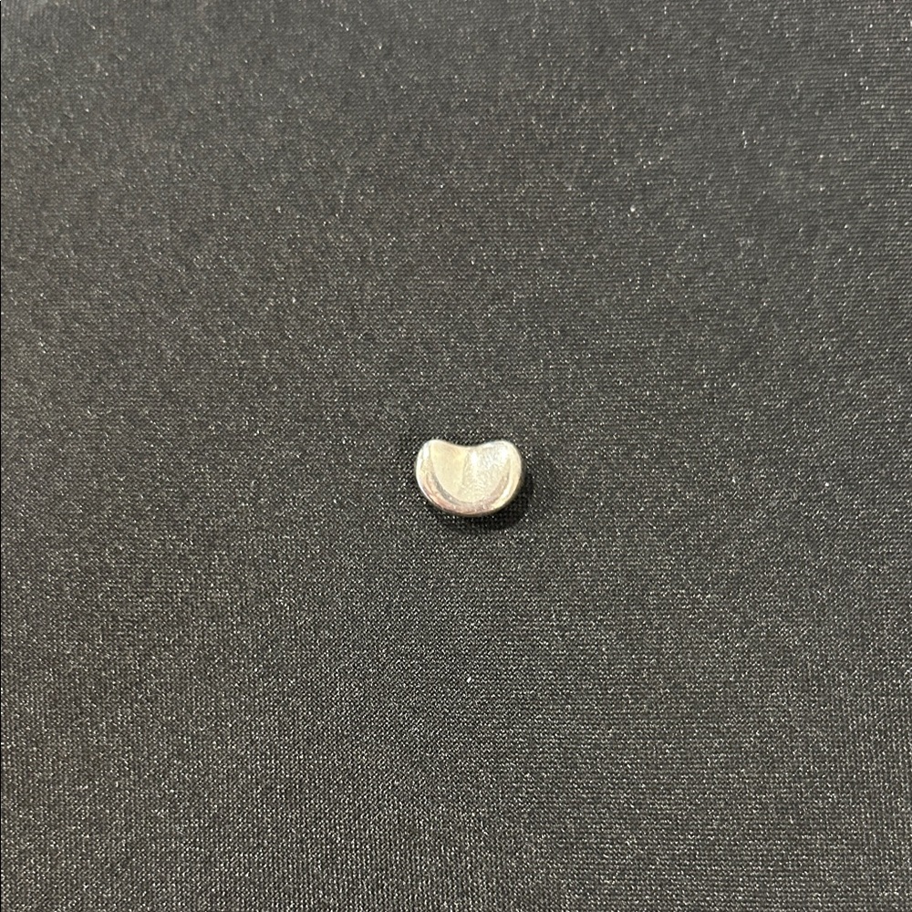 Tiffany & Co. Silver Bean Charm Necklace Accent - Picture 7 of 8